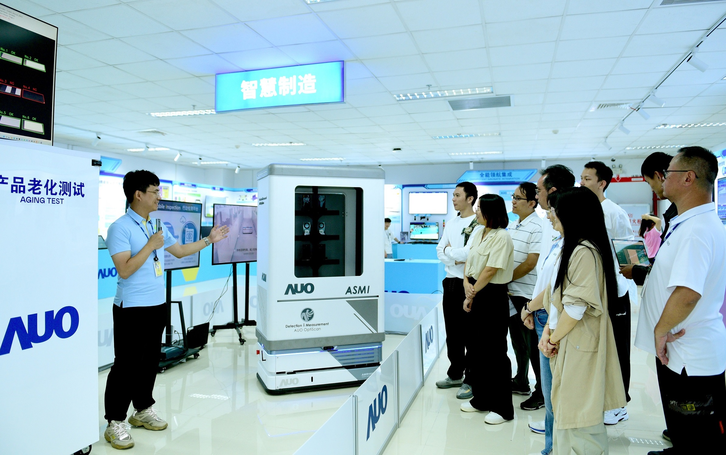 haobotiyu-好博(中国)厦门将5G+ABC技术串联生产管理全流程，打通研发、采购、生管、制程、设备、质量等产品全生命周期制造流程，完成数字化设计、智慧供应链、智能座舱、全流程设备管理、数据驱动优化、智慧在线检测、智慧品管等自适应生产模式升级