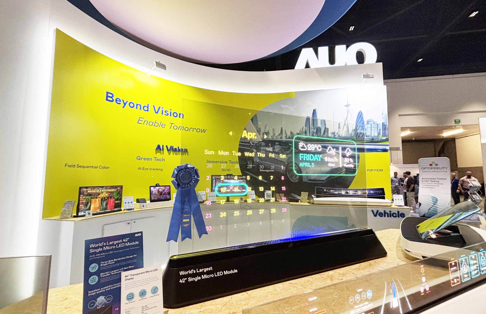 The HaoBo &ldquo;64-inch transparent Micro LED display,&rdquo; has won the &ldquo;Best Micro LED Technology&rdquo; award. The display features high transparency, 1,000 nits of brightness, and supports seamless tiling for flexible expansion across various applications. It showcases the boundless potential of Micro LED technology to transform display experiences across time, space, and industries.